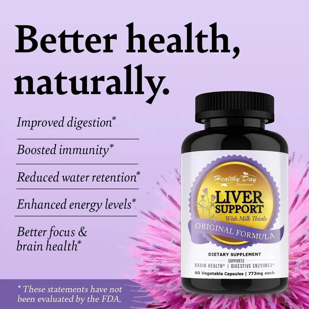 Liver Support with Milk Thistle — Herbal Wellness Supplement