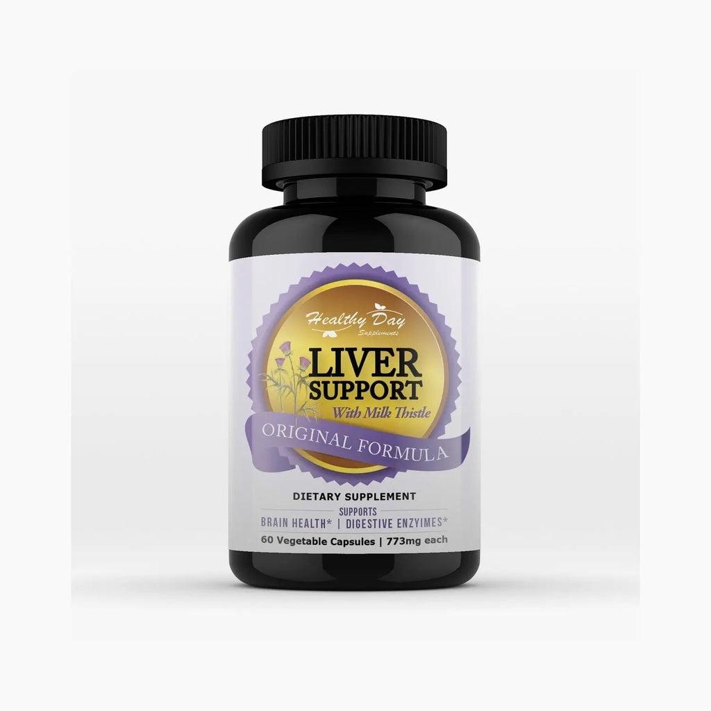 Liver Support with Milk Thistle — Herbal Wellness Supplement