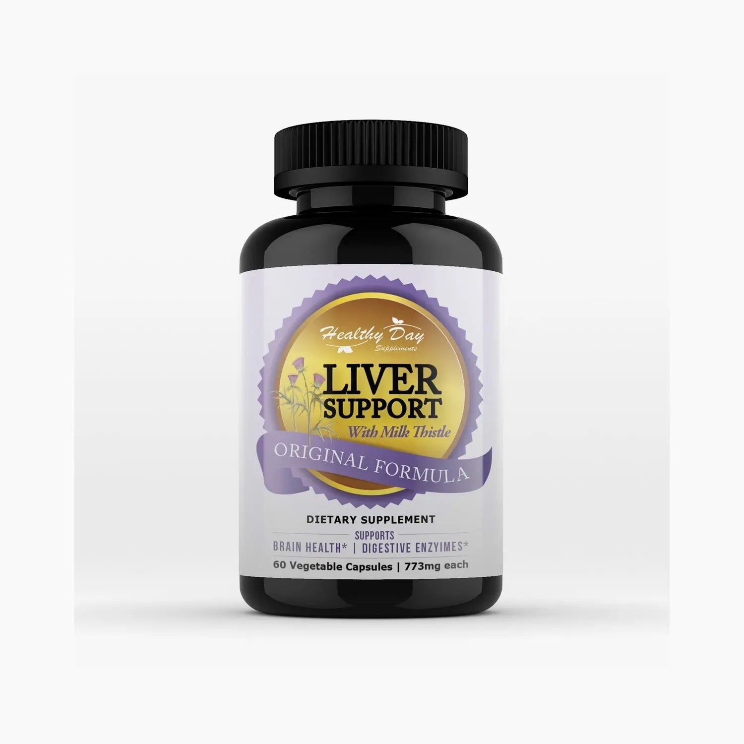 Liver Support with Milk Thistle — Herbal Wellness Supplement